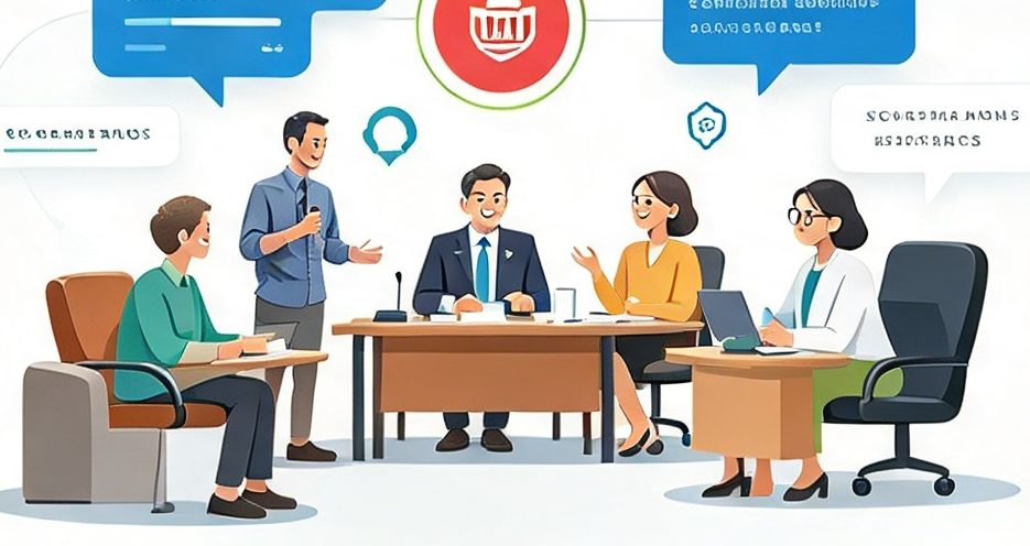 Rapat evaluasi kepuasan layanan publik